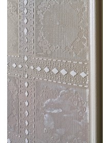 Credenza 2 Ante 2 cassetti shabby legno massello tortora decorata 90X40X94