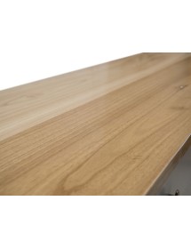 MADIA CREDENZA IN LEGNO 3 PORTE SHABBY CHIC BICOLORE 156x42x85