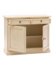 Madia Credenza Shabby Chic In Legno 2 Porte avorio anticato 105x42x85