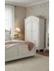 ARMADIO 2 PORTE SHABBY LEGNO BIANCO CONSUMATO 125X61X200