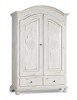 ARMADIO 2 PORTE SHABBY LEGNO BIANCO CONSUMATO 125X61X200