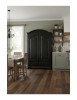 Armadio 2 porte shabby legno nero consumato 125X61X200