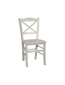 Set tavolo rettangolare shabby bianco anticato 100x70 120x80 140x80 160x85 allungabile con 4/6 sedie seduta legno