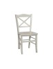 Set tavolo rettangolare shabby bianco anticato 100x70 120x80 140x80 160x85 allungabile con 4/6 sedie seduta legno