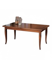 Set tavolo classico legno intarsiato bassano 180x90x78 con 6 sedie seduta legno