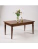 MOBILI 2G - Tavolo allungabile rettangolare classico greca bassano 160X90x78 vista laterale