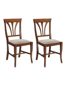 Set tavolo classico allungabile Legno noce spinapesce 140x90x78 con 6 sedie imbottite