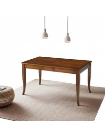 Tavolo classico allungabile Legno noce spinapesce 160x90x78