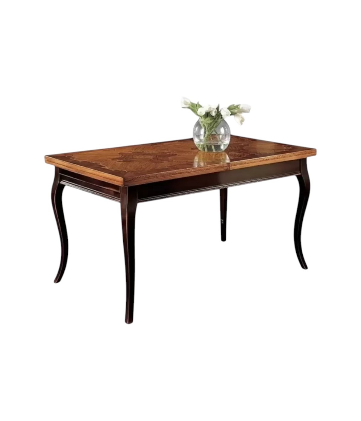 MOBILI 2G - TAVOLO RETTANGOLARE CLASSICO LEGNO SHABBY 160X90x78