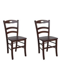 Set tavolo fratino allungabile legno shabby bianco e noce 160x85 180x85 180x100 con 6 sedie