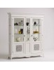 Soggiorno completo classico in legno bianco shabby chic