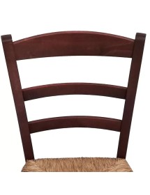 Set tavolo rettangolare shabby bicolore 100x70 120x80 140x80 160x85 allungabile con 4/6 sedie seduta paglia