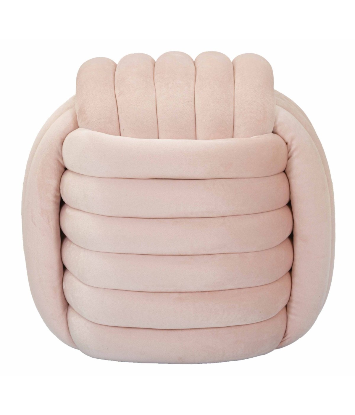 Puff softy rosa cm 45x45x45
