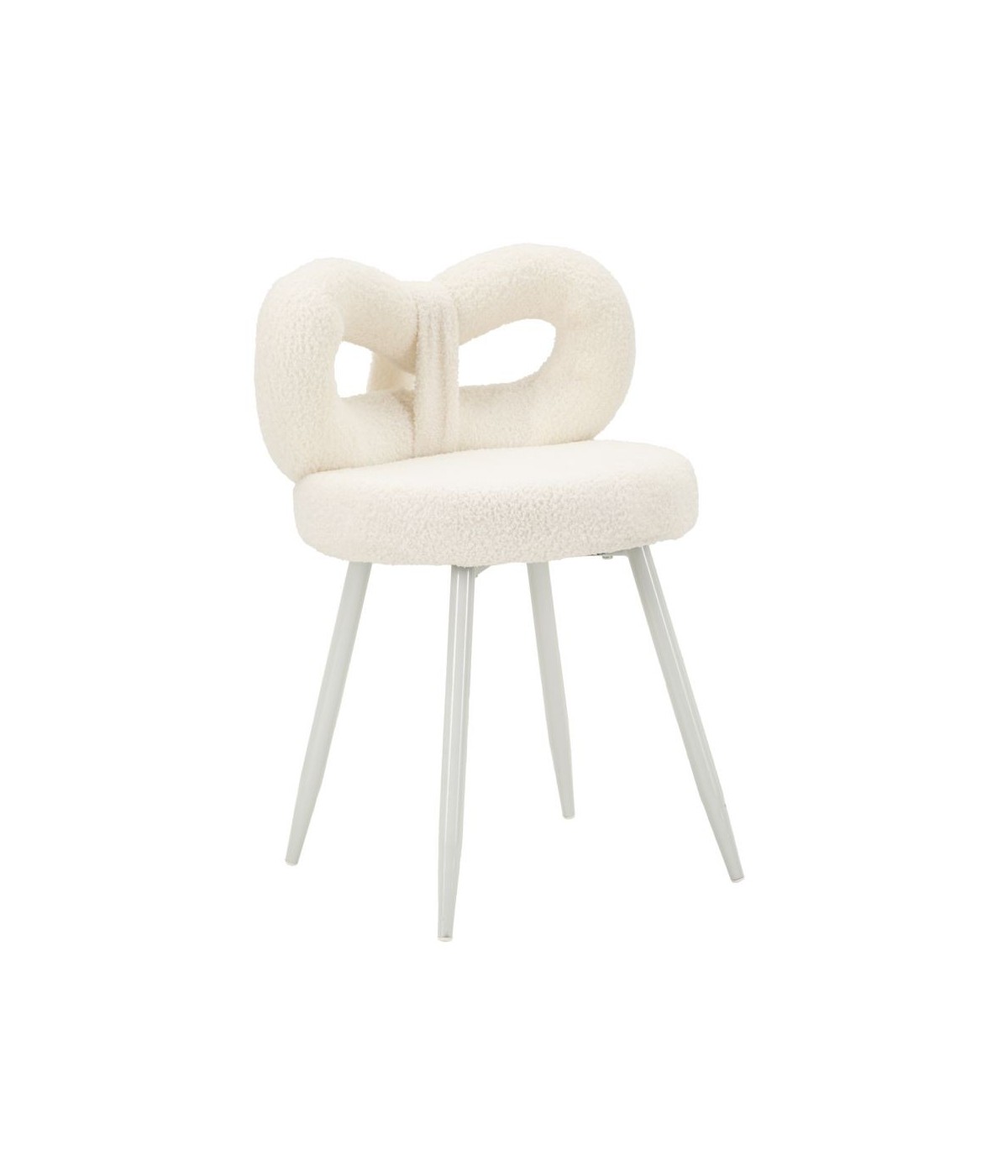 Sedia mini ilary bianca CM Ø 40X67\n (altezza seduta cm 46)
