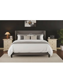 GRUPPO COMO' 2 COMODINI CLASSICO LACCATO AVORIO PATINATO