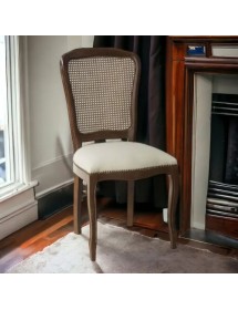 Set tavolo noce gamba tornita 100x70 120x80 140x80 160x85 allungabile con 4/6 sedie ecopelle