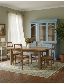 CRISTALLIERA 3 ANTE LACCATO PENNELLATO CARTA DA ZUCCHERO 156x42x205