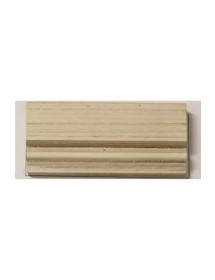 CRISTALLIERA CLASSICA 2 PORTE LEGNO AVORIO PENNELLATO 105X42X205