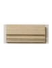 CRISTALLIERA CLASSICA 2 PORTE LEGNO AVORIO PENNELLATO 105X42X205