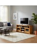 MOBILE PORTA TV GOCCIA LEGNO MIELE ARTE POVERA 170x46x69