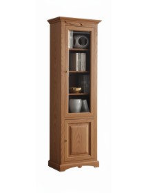 Vetrina arte povera 2 ante Legno bassano 68X47X220