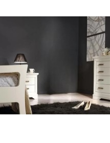 Camera completa classica legno shabby bianco