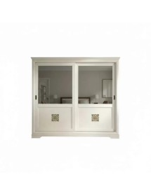Camera completa classica legno shabby bianco