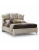 Letto matrimoniale shabby ecopelle con contenitore 186x205x138