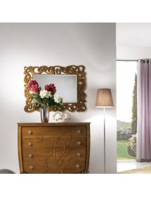 Camera completa classica legno noce bassano con rilievi