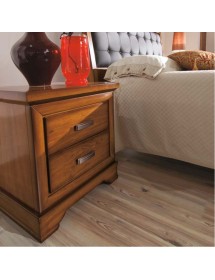 Letto matrimoniale classico ecopelle noce bassano 170x226x126