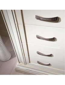 Camera completa legno shabby bianco anticato