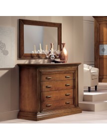 Camera completa classica legno noce bassano