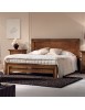 Letto matrimoniale classico noce bassano 183x210x117