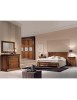 Letto matrimoniale classico noce bassano 183x210x117