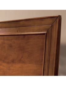 Letto matrimoniale classico noce bassano 183x210x117