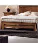 Letto matrimoniale classico noce bassano 183x210x117
