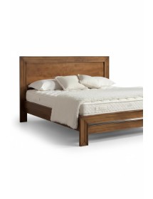 Letto matrimoniale classico noce bassano 183x210x117