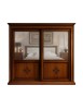 Armadio 2 porte scorrevoli classico intaglio noce bassano 286x66x252
