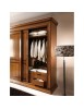 Armadio 2 porte scorrevoli classico noce bassano 286x66x252