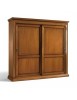 Armadio 2 porte scorrevoli classico noce bassano 286x66x252