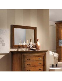 Cassettiera  classica 4 cassetti legno noce bassano 127x57x111