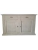 Credenza madia 2 porte legno shabby bianco anticato 177x48x110