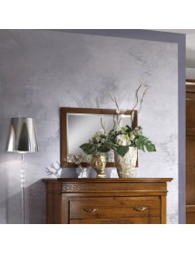 Gruppo 1 Cassettiera 2 Comodini intagliati legno noce bassano