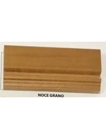 Tavolo arte povera allungabile riquadrato legno noce grano 160x85x78