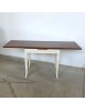 Tavolo allungabile legno bicolore bianco invecchiato 120x80 130X85 140x80 160x85