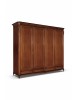 Armadio classico 4 porte intagliato Legno bassano 290x65x257
