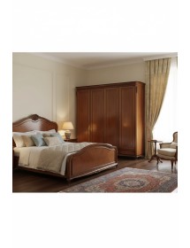 Armadio classico 4 porte intagliato Legno bassano 290x65x257