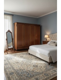 Armadio classico 4 porte intagliato Legno bassano 290x65x257