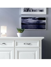 MADIA CREDENZA SHABBY IN LEGNO MASSELLO 2 PORTE 2 AVORIO L.124 P.52 H.97