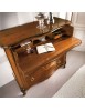 Cassettiera classica 3 cassetti ribalta legno noce bassano 127x56x121